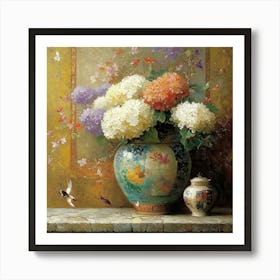 Hydrangeas Art 3 Art Print