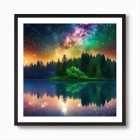 Starry Night Sky 13 Art Print