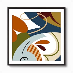 Abstract 3 Square Art Print