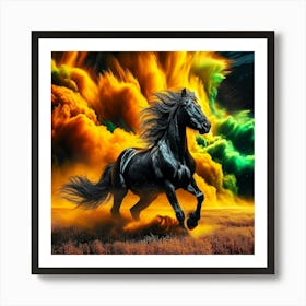 Creative Horse Beauty Illustration Nr 176 Art Print