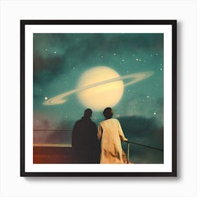 Together Through Storms Square Art Print