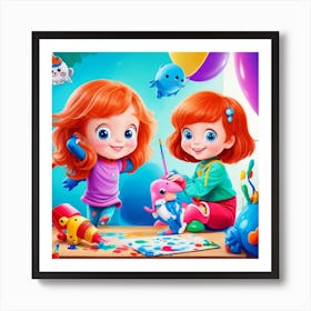 Absolute Reality V16 Childrens Painting Create A Charming And 0 Art Print