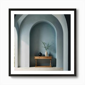 Arched Hallway Art Print