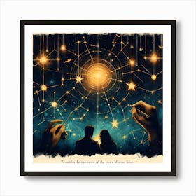 Constellation Of Love Art Print