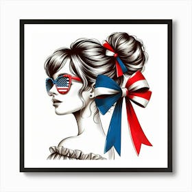 American girl 2 Art Print