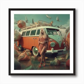 Vw Bus Art Print