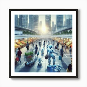 Futuristic Cityscape 31 Art Print