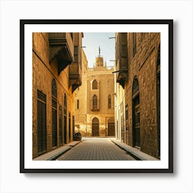 Egypt City Alley Art Print