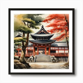 Kyoto Pagoda 5 Art Print