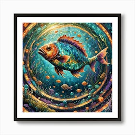 Fish In The Ocean Art Print