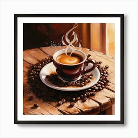 Coffee Art Print