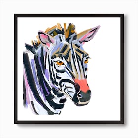 Grants Zebra 02 Art Print