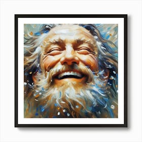 'Happy Man' Art Print