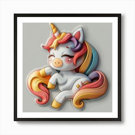 Unicorn 504 Art Print