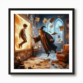 Harry Potter And The Deathly Hallows Art Print