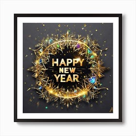 Happy New Year 120 Art Print