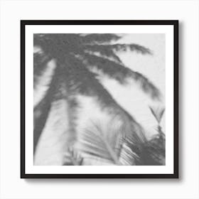 Palms On The Beach Square Art Print