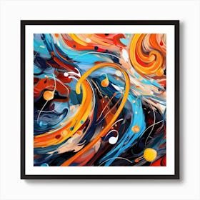 Abstract Painting 221 Art Print