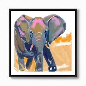 African Bush Elephant 01 Art Print
