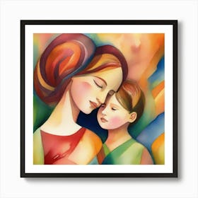 Mother And Child Art Print