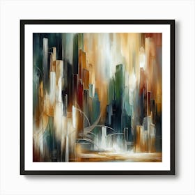 Abstract Cityscape 4 Art Print