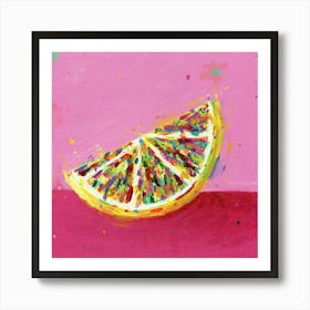 Lemon Slice Art Print