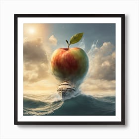 Apple In The Sea 1 Art Print