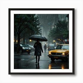 Leonardo Lightning Raining Art Print 1 1 Art Print