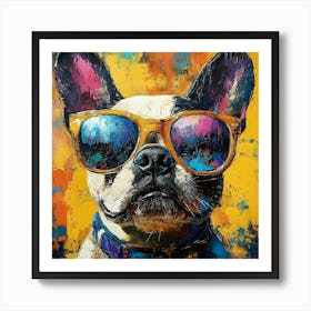 The Coolest Dog In Town 9 Art Print