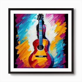 Acoustic Guitar 3 Art Print