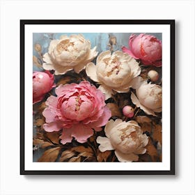 Peonies 15 Art Print