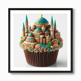 Turkish Mosque Cupcake Art Print