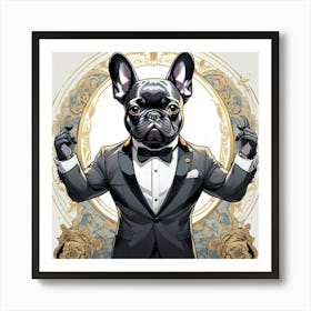 French Bulldog 007 1 Art Print