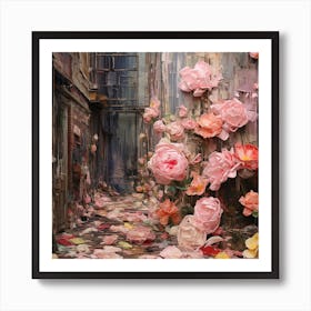 Roses In The Alley Art Print