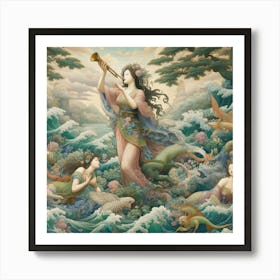 Mermaids 6 Art Print