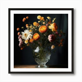 Flowers In A Vase 10 Art Print