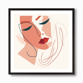 Portrait Of A Woman 29 Art Print