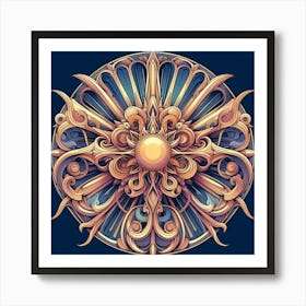 Ornate Sun Art Print