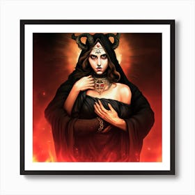 Shadows Within Embrace The Dark Feminine Outward Art Print