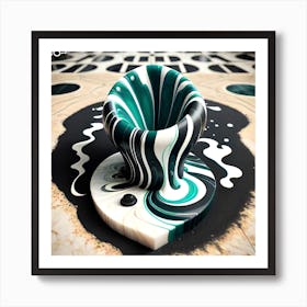 Marble Chair Art Print