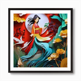 Woman Beauty Art Print