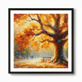 Autumn Tree 1 Art Print