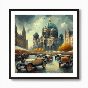 Berlin car Art Print