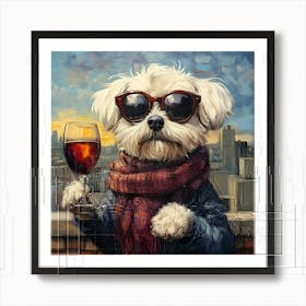 Whimsical Dogs 55 Art Print