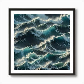 Ocean Waves 7 Art Print