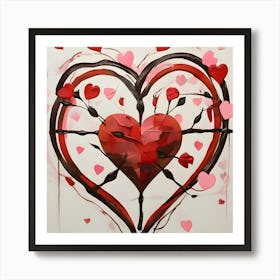 Valentine'S Day Heart Art Print