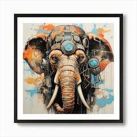 Elephant - Steampunk Poster