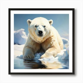 Polar bear 1 Art Print