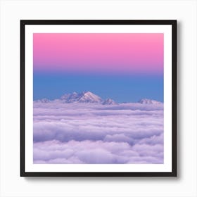 Pink In The Sky Art Print