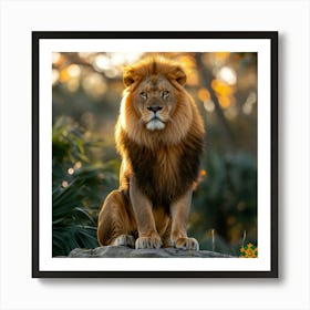 Majestic Lion Art Print